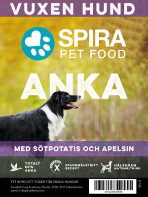 SPIRA hundfoder - Anka 12kg