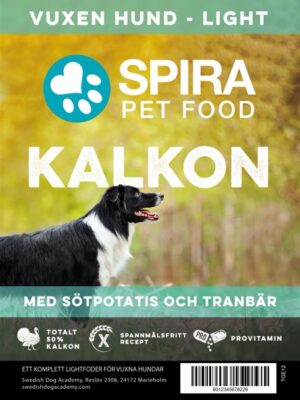 SPIRA hundfoder - Light/Senior 12kg